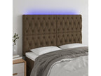 LED headboard Dark brown 160x7x118/128 cm Zensova CEHZ01311