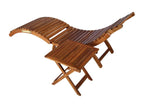 Brown wooden sun lounger/deckchair 184x55x64 cm 02 0012637 MYOW20487