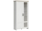 Zensova 2-Door White and Wood Sideboard TNEU36848