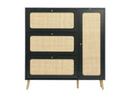 Zensova cane shoe cabinet - 3 drawers - 1 door - 21 pairs - 120x24x125 cm JOKS36190