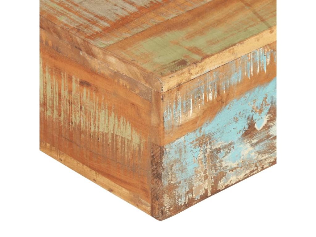 Coffee table 80x80x28 Solid reclaimed wood ABJM54773