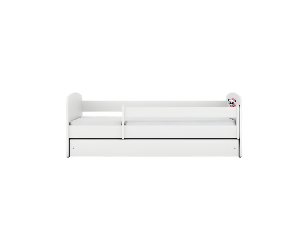 Zensova white bed without drawer with 160/80 mattress JMNX21106