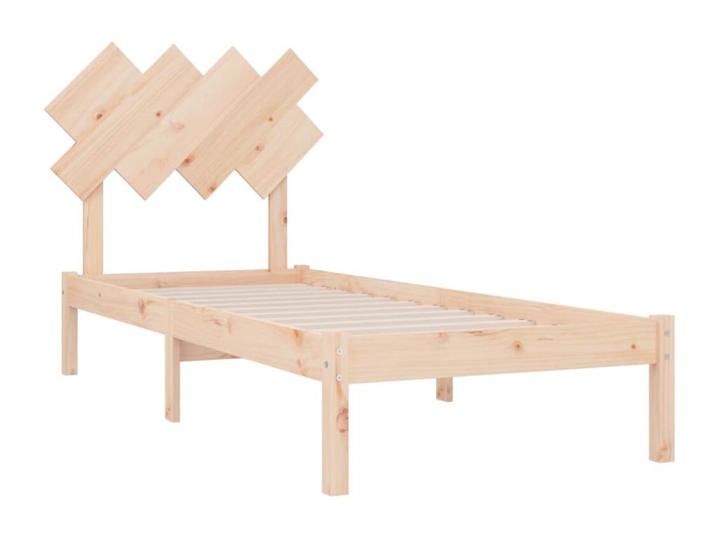 Bed frame 90x200 cm Solid wood XYMD28140