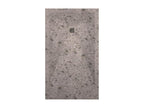 Zensova Beige shower tray with smooth finish, Zensova 3D colored grid - 80x70 cm SKIK38606