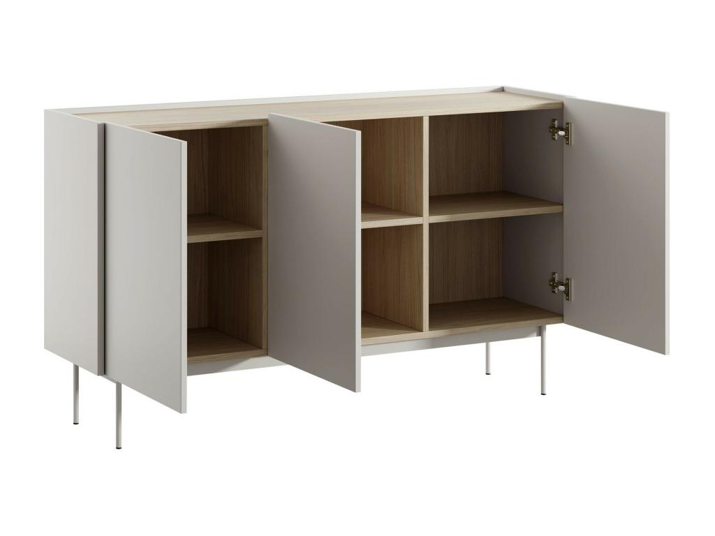 Buffet 100 Cashmere - Oak 83x144x37cm Laminate FOHM74204