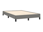 Bed frame without mattress dark gray 120x190 cm Zensova KAND21045