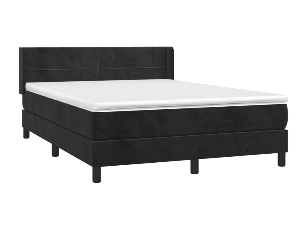 Zensova bed with Zensova mattress 140x200 Velvet TDLQ12618