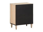 Bedside table 50x33x60 cm solid mango wood YPKQ71379