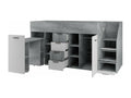 Zensova 364 High Bed Single Gray 90x200 Zensova Laminate ¨¤ Zensova 180x249x123cm VEGS85781