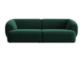 Modular 4-seater velvet sofa - bottle green - Zensova QMKV67605