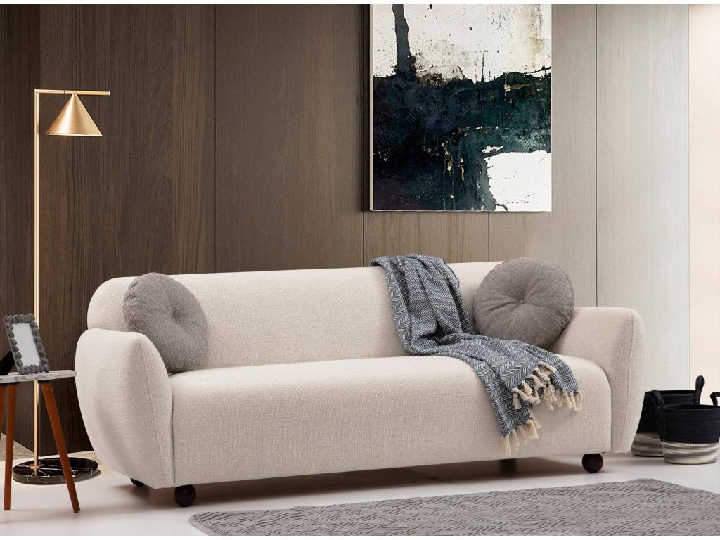 Modern 3 seater sofa Zensova beige Zensova 223cm SFYK35943
