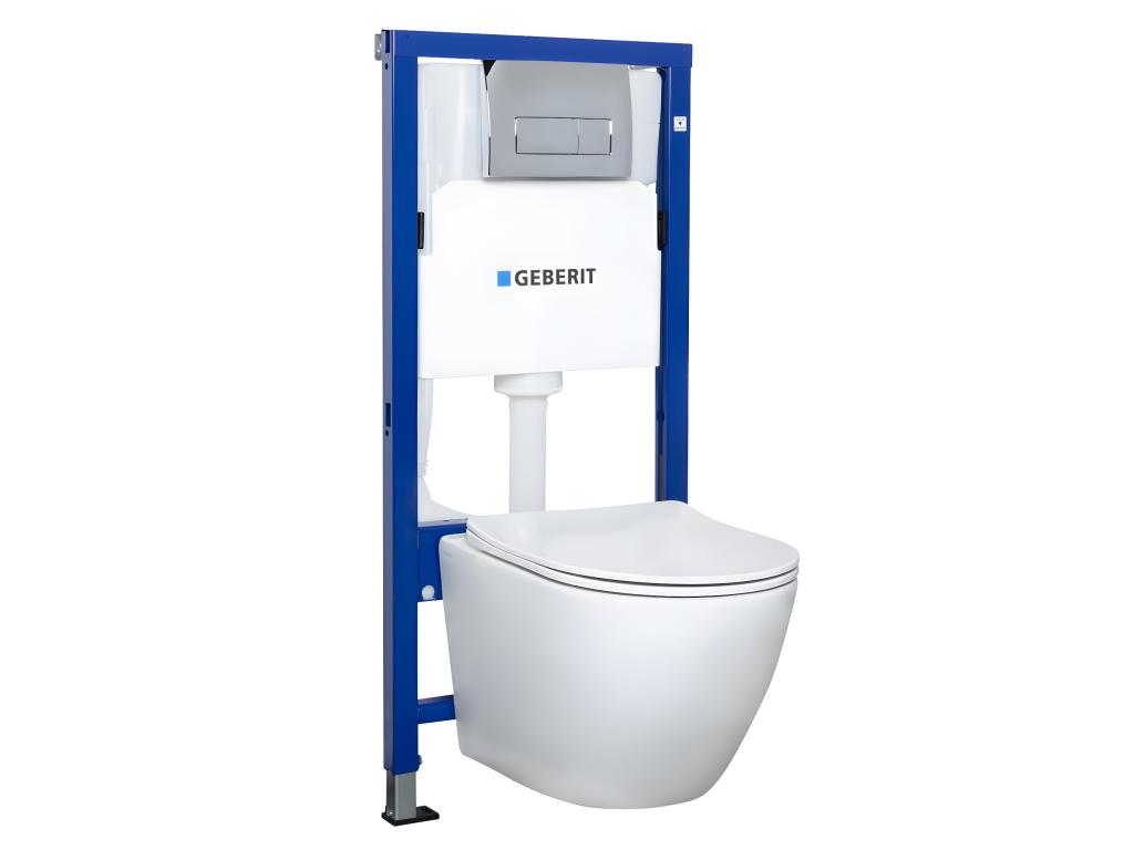 Zensova wall-hung toilet, white, complete pack, Zensova PKGG24740