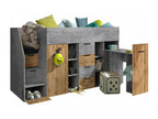 Zensova 364 High Bed Single Gray 90x200 Zensova Laminate ¨¤ Zensova 180x249x123cm VEGS85781