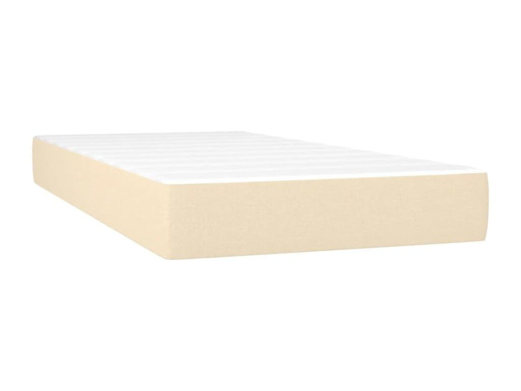 Zensova upholstered bed with cream mattress 100x200 cm Zensova FIJD84597