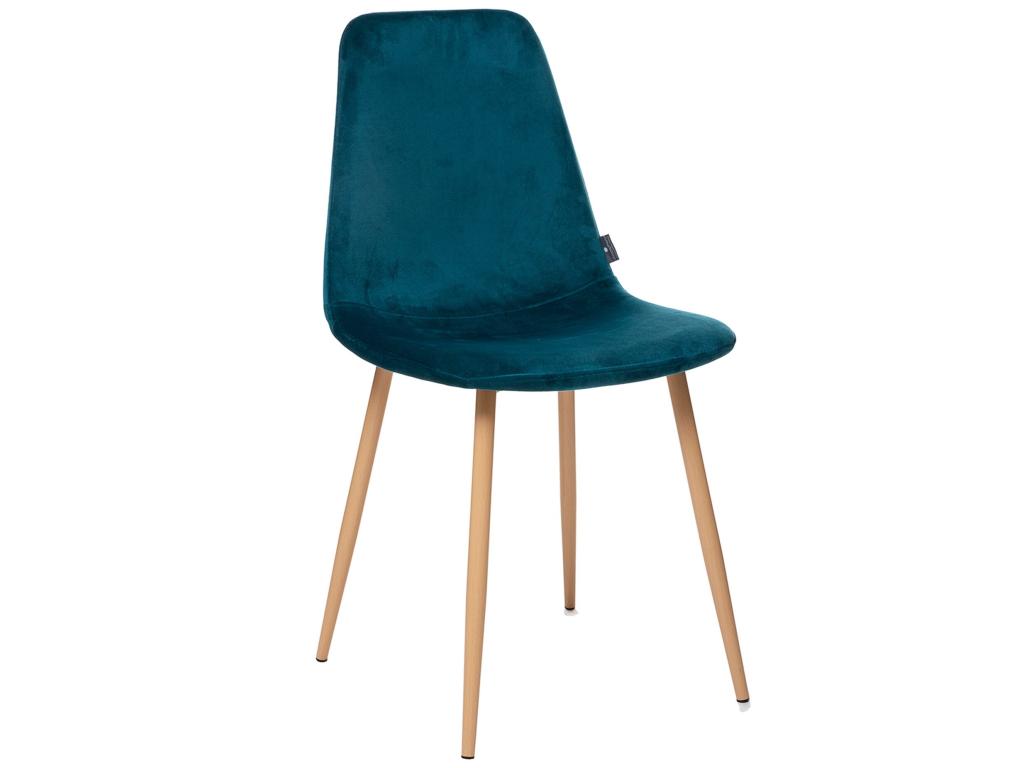 4x Zensova chairs bluish green blue 45x51x87 cm QCUO19059