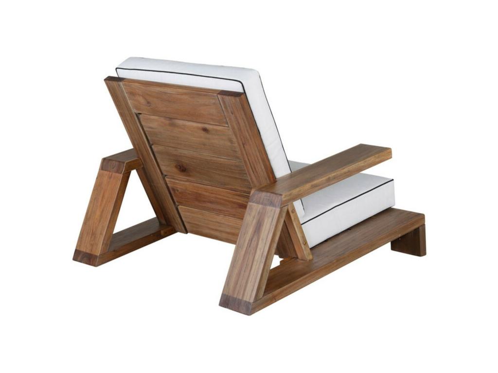 Zensova chaise longue with white cushion. PLRP50213