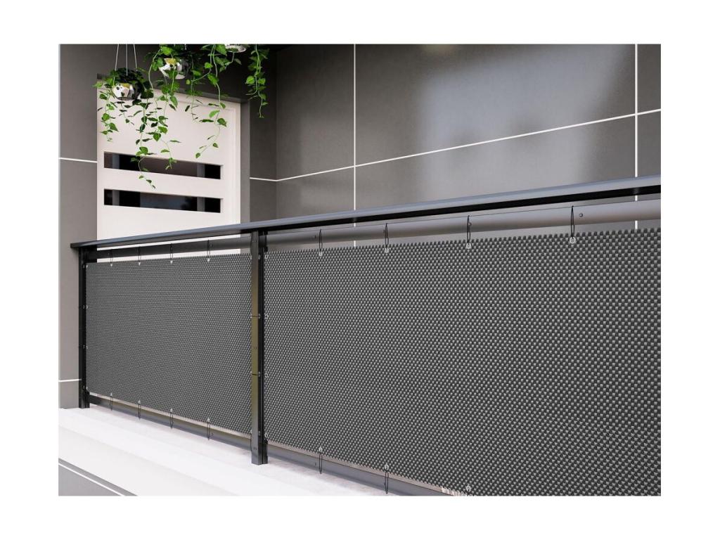 Zensova-view in braided resin with metal eyelets, green color, 1x5 m IPUU19888