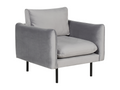 Zensova Armchair Grey Velvet QVXN39568