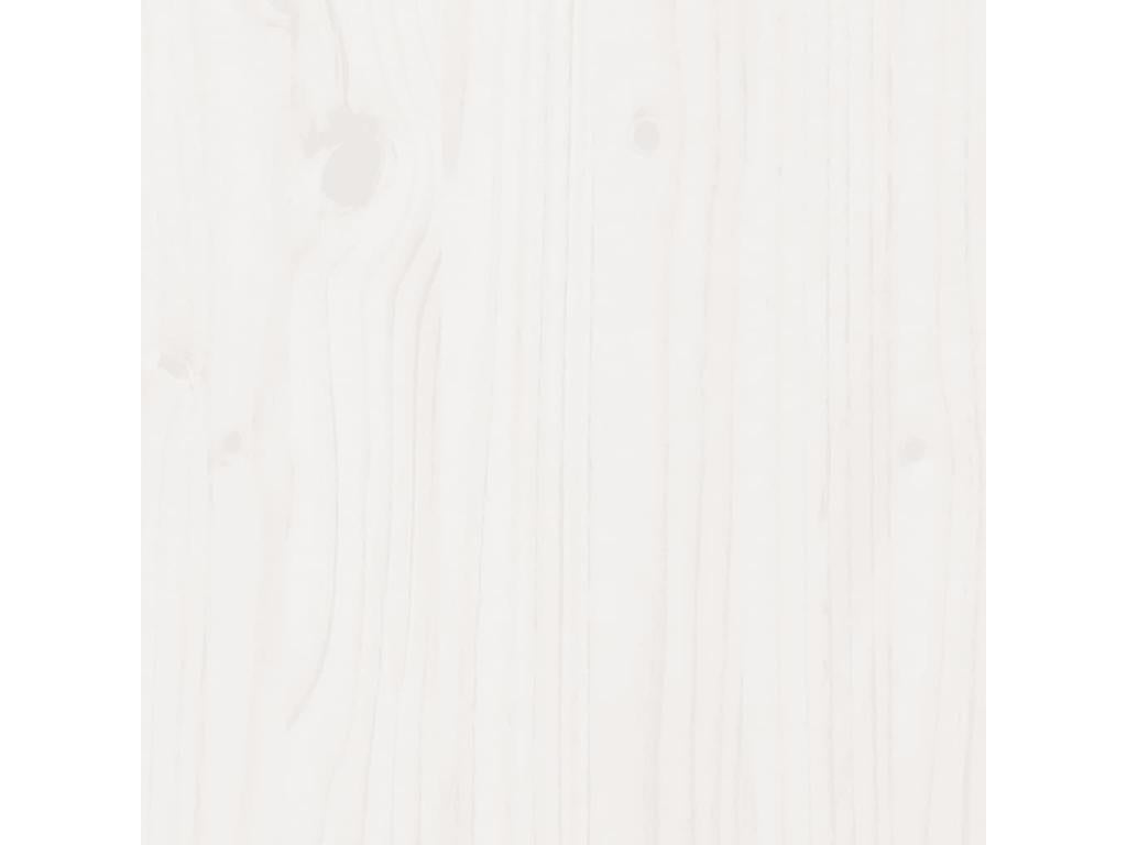 4-piece garden furniture set with cushions, white, solid pine wood WHIZ59166