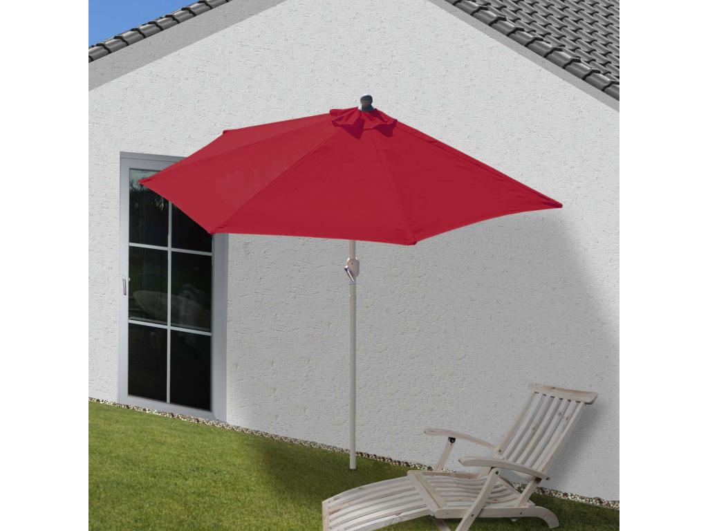 Half semi-circular aluminum balcony parasol Zensova 285x145x208 cm 04 0003846 DTBY19250