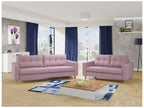 Zensova 111 Pink Sofa 214x91x83cm Upholstery Wooden Legs AUDJ12915