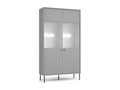 2-Door Display Cabinet - Zensova Collection, Grey FVOF97168