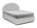 Zensova double bed with storage, eco-leather upholstery, Made in Italy, front opening, with 120x190 cm mattress included, White NKEA75273