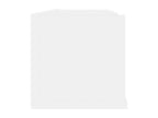 White wall-mounted CD shelf 75x18x18 VWWH35882