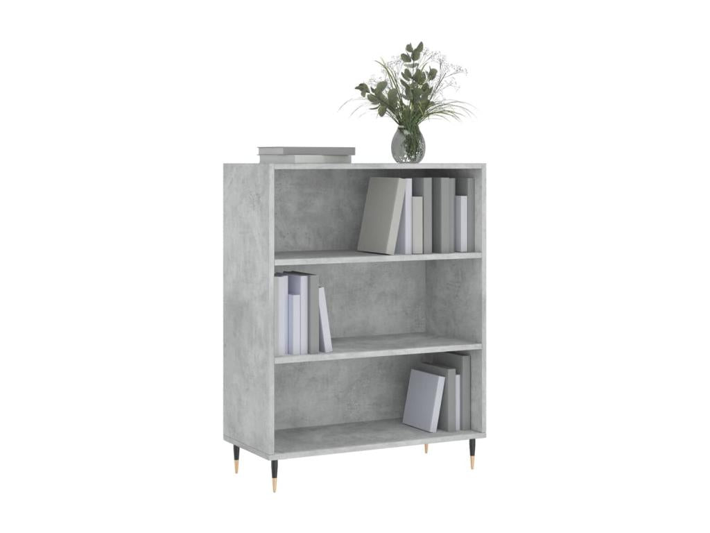 Concrete gray bookcase 69.5x32.5x90 cm Zensovaing¨¦nierie FAVH36228