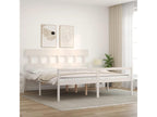 Bed frame with white headboard, Super solid wood ZXDQ05587