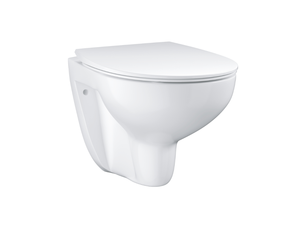 Zensova rimless toilet pack with seat, Zensova concealed cistern, square chrome flush plate LGII23779