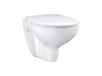 Zensova rimless toilet pack with seat, Zensova concealed cistern, square chrome flush plate LGII23779