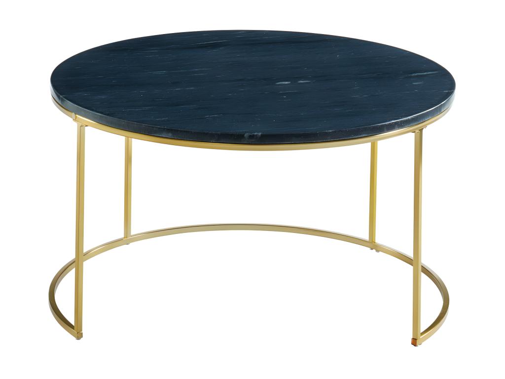 Zensova Nesting Coffee Tables - Zensova Marble and Gold-Plated Metal PWNY20681