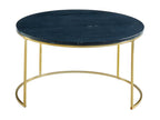 Zensova Nesting Coffee Tables - Zensova Marble and Gold-Plated Metal PWNY20681