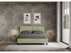 Elariva LJGF08232 Upholstered Storage Bed 160x210 cm, Green Microfiber, LJGF08232