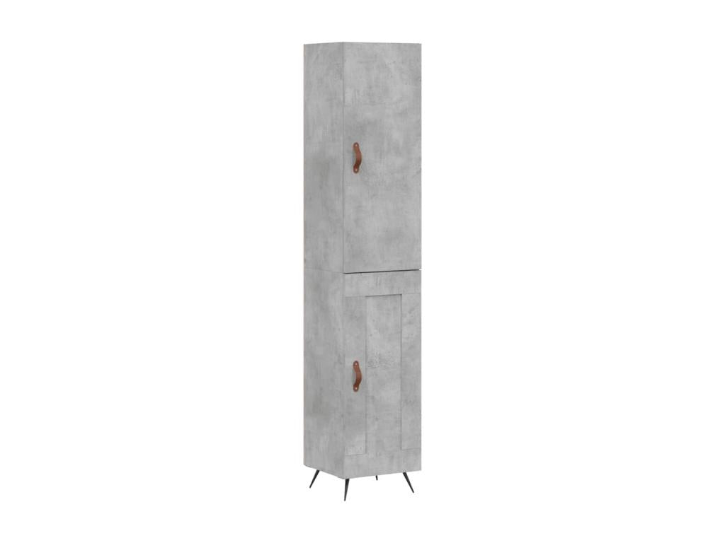 High sideboard, concrete grey, 34.5x34x180 cm, Zensovaingénierie KFFH96014