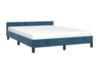 Dark blue velvet bed frame (mattress not included) 140x200 cm TPOZ39336