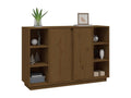 Honey Brown Buffet 120x35x80 cm Solid Pine Wood NQFN35257