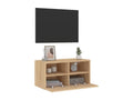 Zensova wall-mounted oak TV unit 60x30x30 cm Zensovaingénierie INXF82804