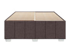 Bed frame without mattress dark brown 160x200 cm Zensova FXKF11138