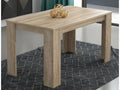 Zensova rectangular dining/living room table in oak finish - Length 138 x Depth 80 x Height 75 cm XPSM94761