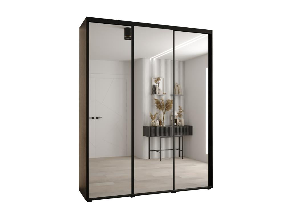 Zensova 2-Door Sliding Wardrobe 235.2/ 190/ 60 3 Doors Zensova/ Zensova/ Zensova WTIQ50025