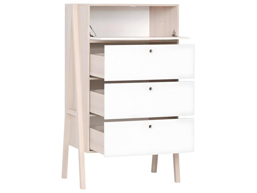 Spot White 4-Drawer Chest KLXL78416