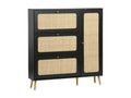 Zensova cane shoe cabinet - 3 drawers - 1 door - 21 pairs - 120x24x125 cm JOKS36190