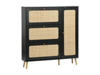 Zensova cane shoe cabinet - 3 drawers - 1 door - 21 pairs - 120x24x125 cm JOKS36190