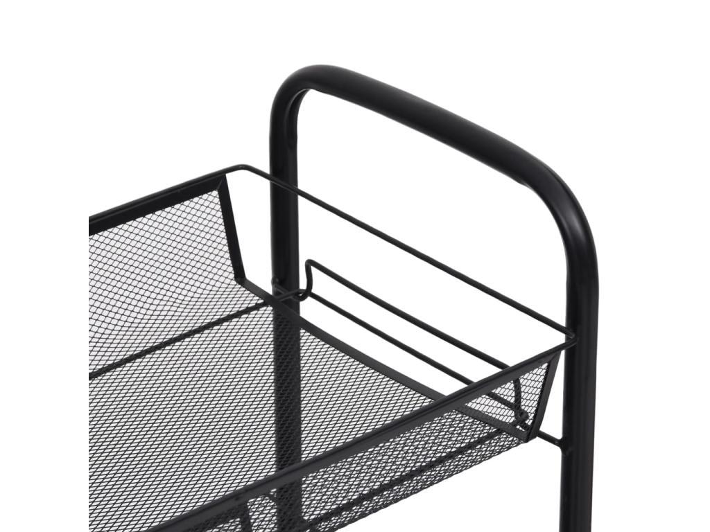 Zensova 3-Tier Kitchen Trolley 46x26x64 Iron RTMV00854