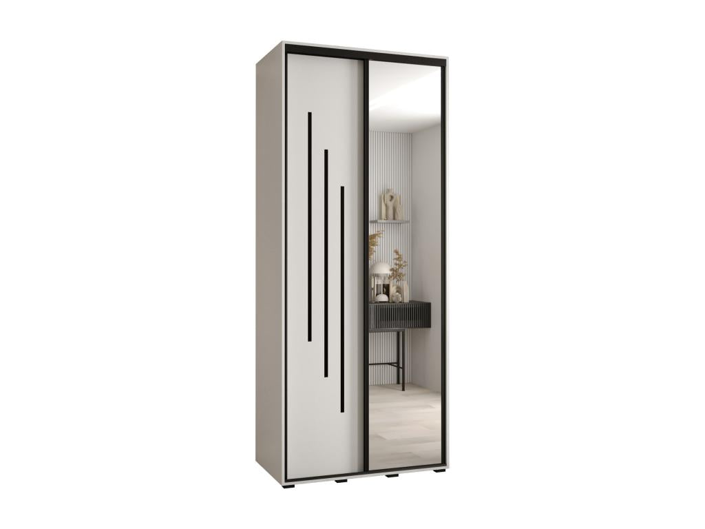 Zensova 9 Sliding Door Wardrobe 235.2/100/60 2 Doors OPLQ58621