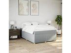 Zensova bed with mattress, light grey, 160x200cm, Zensova XHLM55069