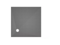 150x150 Primo square tileable shower tray with offset drain ASAC48368