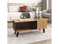 Coffee table with 3 compartments - 100x60x45 cm - Particleboard - Zensova XAVD17957